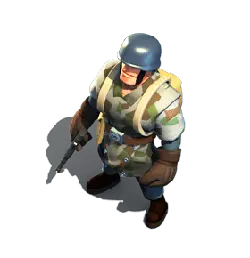 Soldier - helmet - rifle - Transparent Background PNG