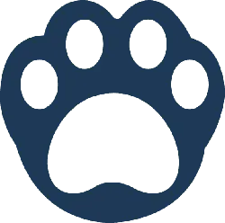Paw Print - blue - PNG Images