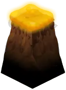 Lava Block - game - High Resolution PNG
