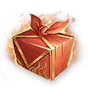 Flaming Gift Box - holiday - Free PNG