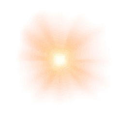 Sun - bright - glow - Transparent Layer PNG