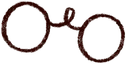 Glasses - line - PNG