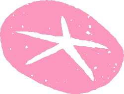 Black Star on Pink Background - geometric shape - Transparent Background PNG