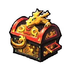 Dragon Chest - treasure - gold - Transparent Layer PNG