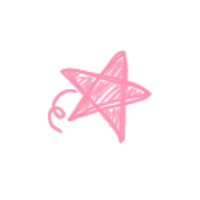 Pink Pentagram - simple - High Resolution PNG