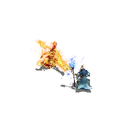 Fire Phoenix and Ice Dragon - ice - Free PNG