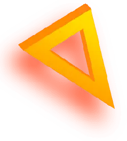Yellow Triangle - glowing - No Background PNG