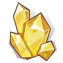 Yellow Crystal Ore - crystal - PNG