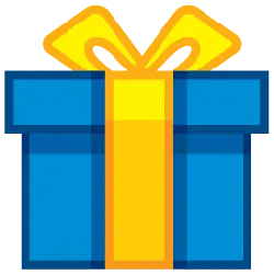 Gift Box - Transparent Background PNG - blue