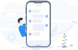 Phone Chat Interface - message - No Watermark PNG