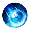 Blue Energy Ball - sphere - Transparent Layer PNG