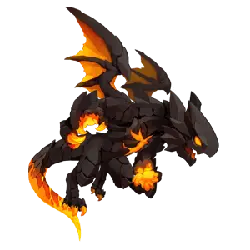 Magma Dragon - monster - No Background PNG