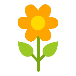 Sunflower - green - Curated PNG