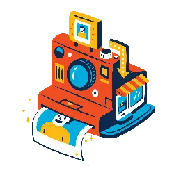 Polaroid Camera - technology - Free PNG