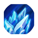 Ice Crystal - magic - glowing - PNG