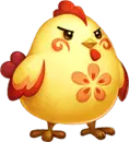 Chicken - red - cartoon - High Resolution PNG