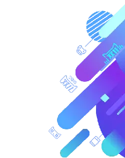 Abstract Geometric Shapes - gradient - Transparent Layer PNG
