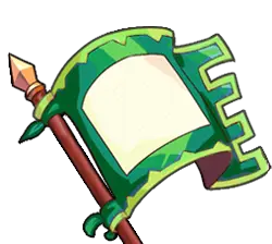 Green Flag - cartoon style - No Watermark PNG