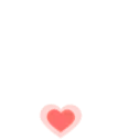 Glowing Heart Pattern - simple - High Resolution PNG