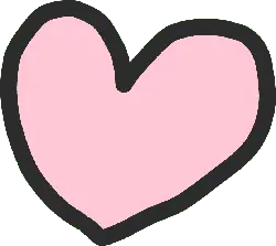 Pink Heart Shape Pattern - comic - High Resolution PNG