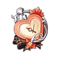 Heart Clock - decoration - High Resolution PNG