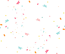 Colorful Confetti - holiday - No Background PNG