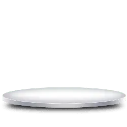 White Circular Platform - Free PNG