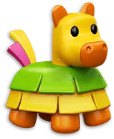 Colorful Toy Horse - plastic - High Resolution PNG