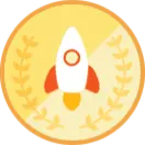Rocket Badge - medal - Free PNG