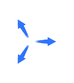 Blue Arrows - Designer's Pick PNG