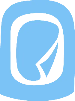 Blue Letter Q - graphic design - Free PNG