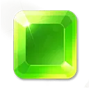 Green Gem - square - PNG Images