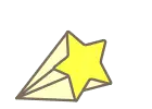 Star - geometric shape - cartoon - PNG