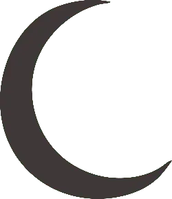 Crescent Moon - moon - No Background PNG