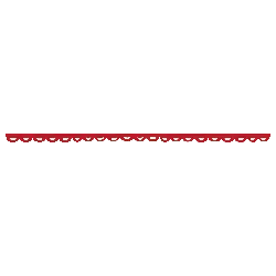 Red Wavy Line - graphic design - No Background PNG