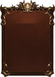 Gold Frame Brown Background Decorative Painting - frame - No Background PNG