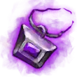 Purple Pendant - purple - Transparent Layer PNG