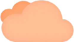 Cloud - cartoon - pink - PNG