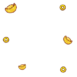 Gold Coins - luck - wealth - PNG