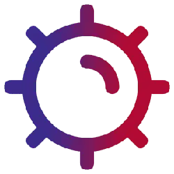 Sun Gear - gear - Transparent Background PNG