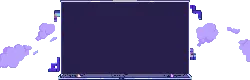 Purple Screen - pixel - Transparent Background PNG