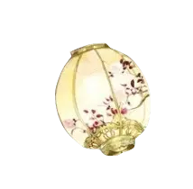 Plum Blossom Lantern - chinese - PNG
