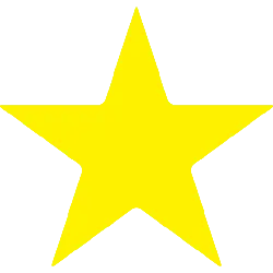 Five-pointed Star - Curated PNG