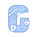 G Letter Icon - technology - No Background PNG