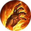 Flaming Hand - gesture - Free PNG