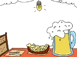 Popcorn and Beer - movie - High Resolution PNG