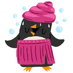 Penguin with Hat - animal - High Resolution PNG