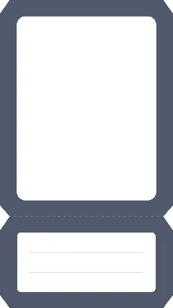 Black Screen Device - minimalist design - Transparent Background PNG