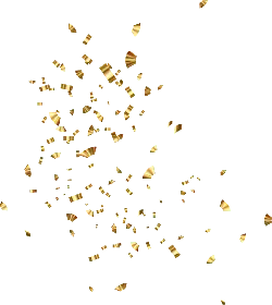 Gold Confetti - Trending PNG