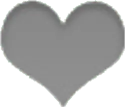 Gray Heart - abstract - Free PNG